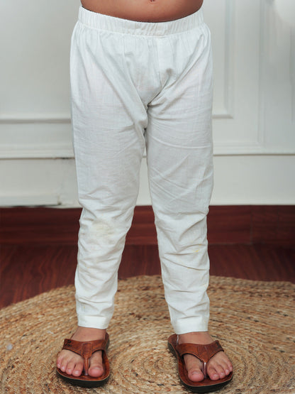 Polka Tots Full Sleeve Horse print Kurta Pyjama Set - Multicolor