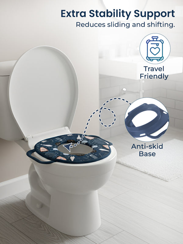 Polka Tots Hop Pop Potty Seat for 9+ Months (Blue)