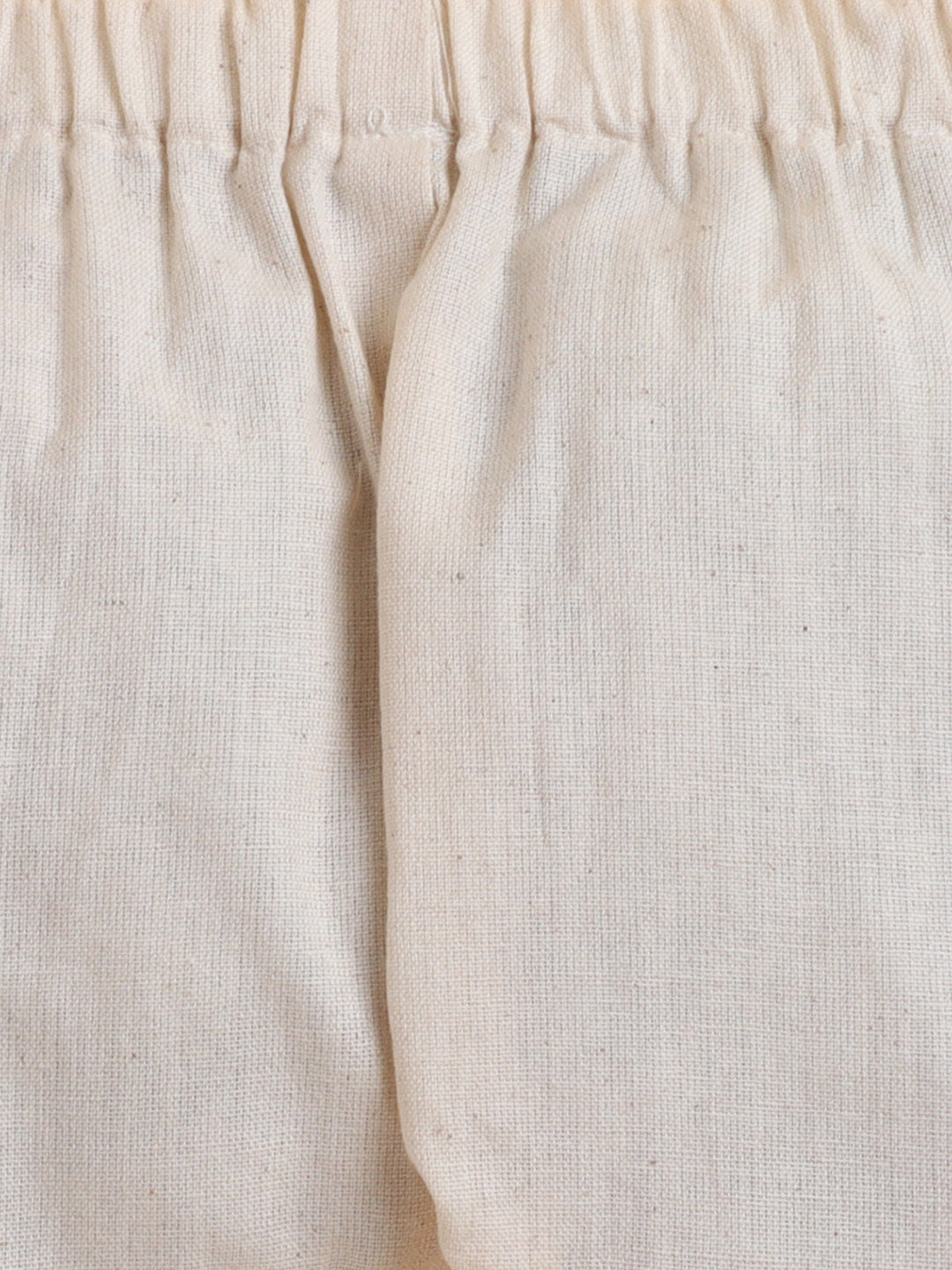 Polka Tots Soft Cotton Full-Sleeves Teddy Pocket Gingham Jhabla & Pant Set - Blue