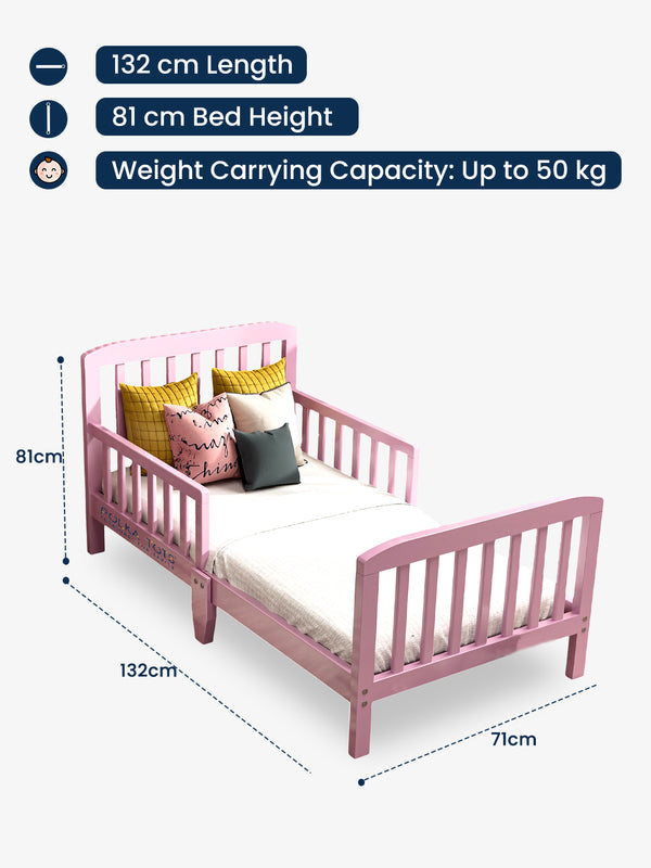 Polka Tots SideSnug Toddler Baby Bed - Pink
