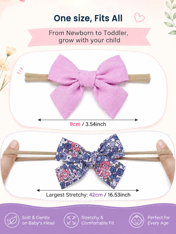 Pack of 3 Bow Headbands Set
