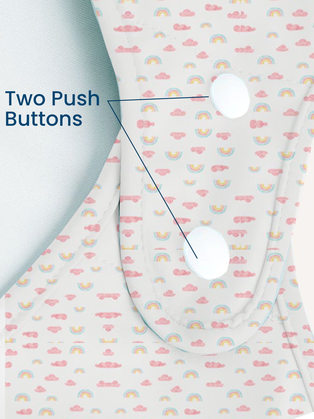 Polka Tots Newborn Pack of 3 100% Soft Muslin Cotton Bib Set with Pom-Pom Lace