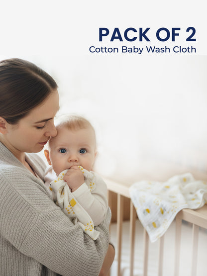 Polka Tots Newborn Pack of 5 100% Soft Double-Layer Muslin Cotton Essentials Gift Box – Jumbo Jr. Print