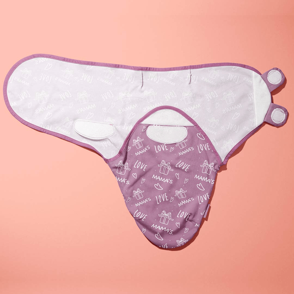 Muslin Cotton Swaddle Wrap Sleeping Bag (Mama Love)