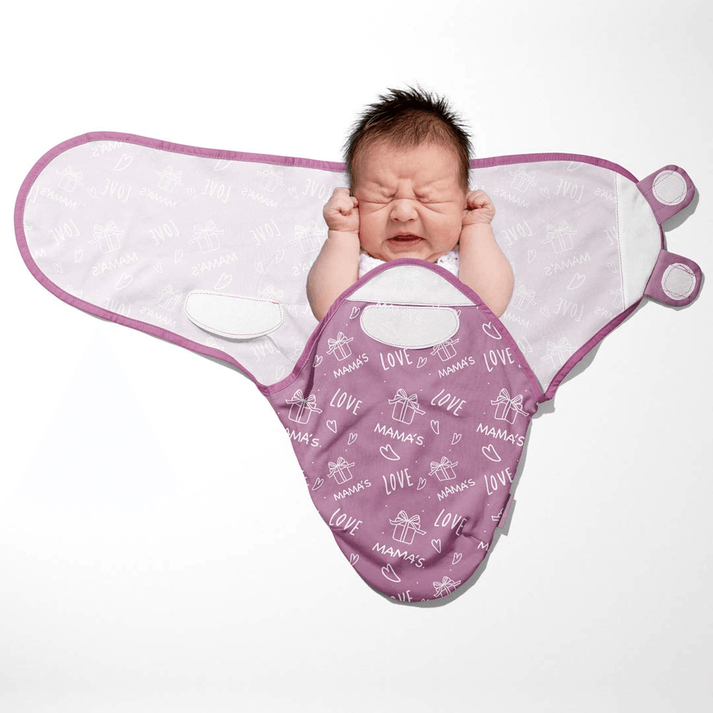Muslin Cotton Swaddle Wrap Sleeping Bag (Mama Love)