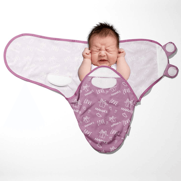 Muslin Cotton Swaddle Wrap Sleeping Bag (Mama Love)