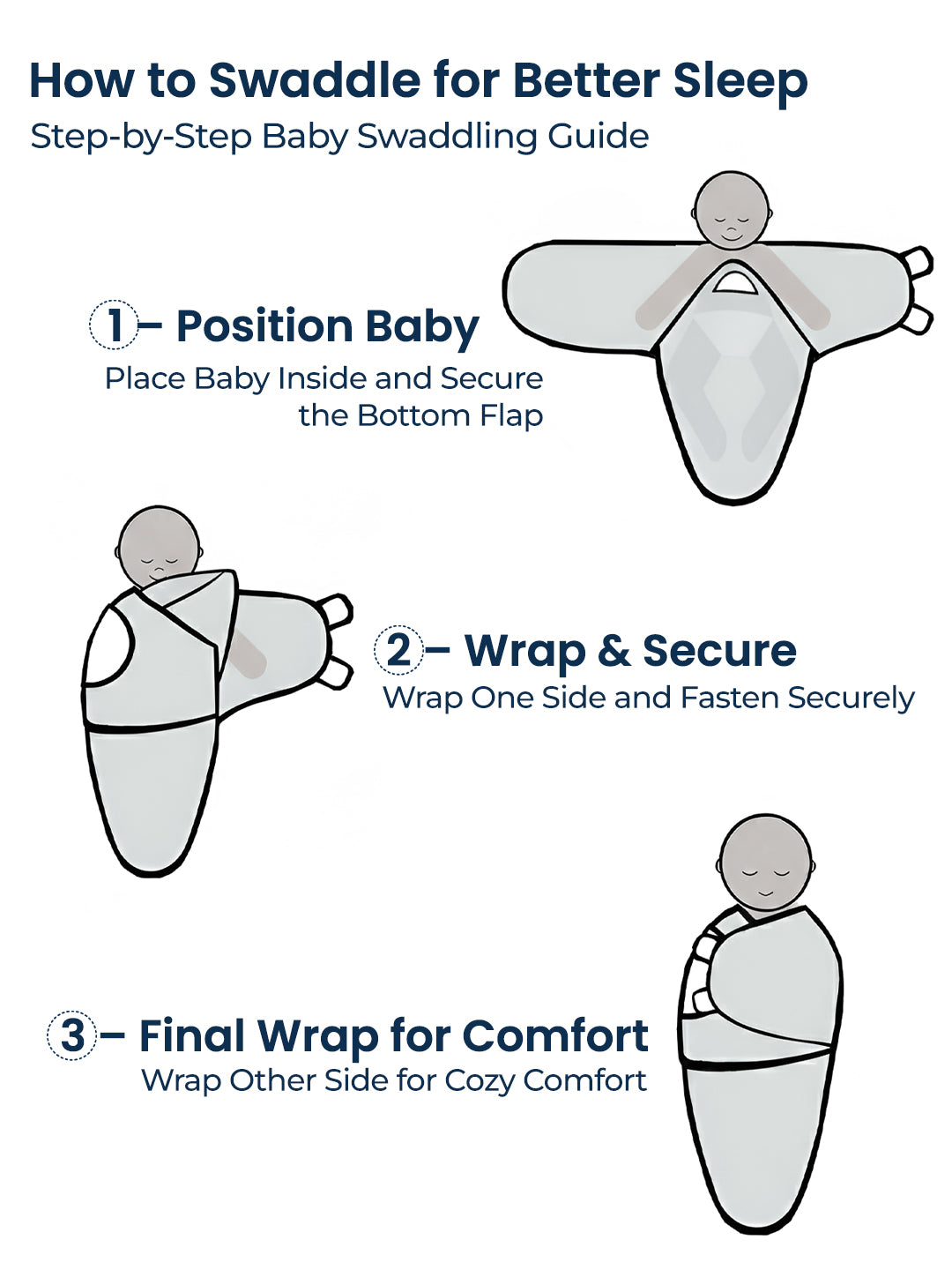 Polka Tots Cute Elephant print swaddle wrap with Cap - Lavender