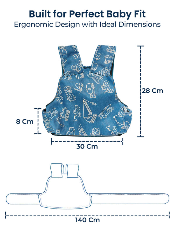 Baby Safety Travel Belt, Two Wheeler Baby Carrier for Kids (car)