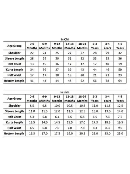 Polka Tots Rabbit print Full sleeves Nightwear Kurta pyjama set - White