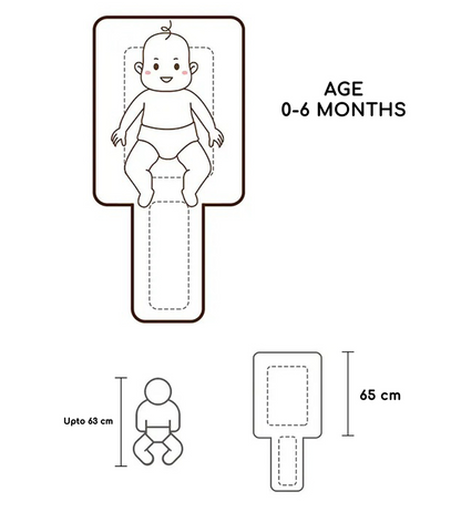 Polka Tots Baby Sleeping Nest Cotton Carry Pod Bedding for Newborn Sleeping Bag with a Bow -Unicorn print White