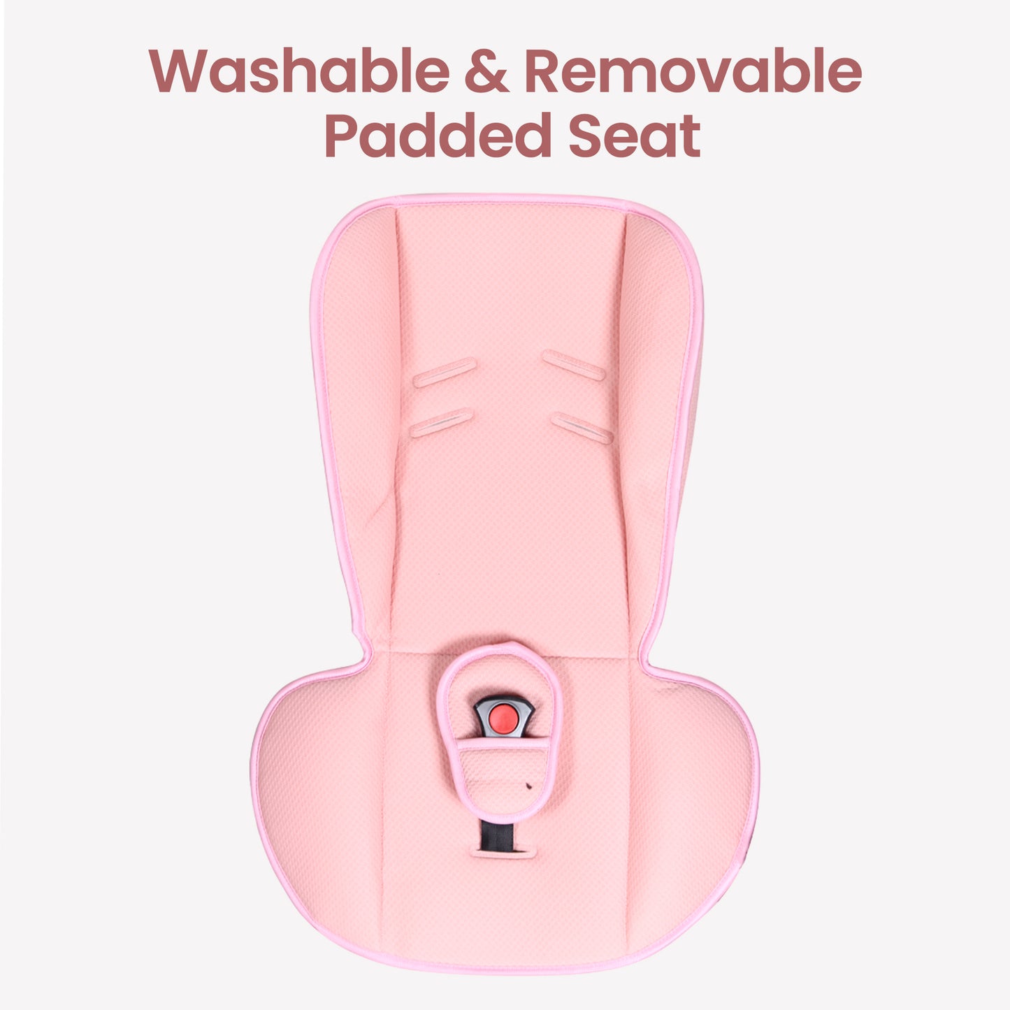 5 in 1 Multi Purpose Baby Car Seat Cum Carrycot with Fancy Bow Tie (Pink)