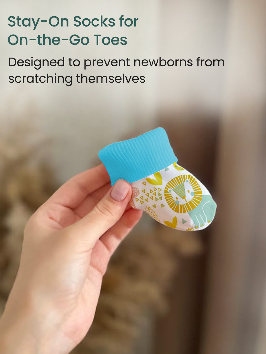 Polka Tots Pack of 10 Jungle Print Jumbo Newborn Gift Hamper Set - Multicolor