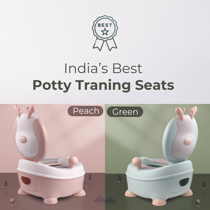Polka Tots Swoosh Whoosh Fawn Potty Seat (Green)
