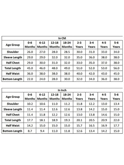 Polka Tots Full Sleeves Pathani Set - Maroon