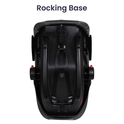 5 in 1 Multi Purpose Baby Car Seat Cum Carrycot with Fancy Bow Tie (Blue)