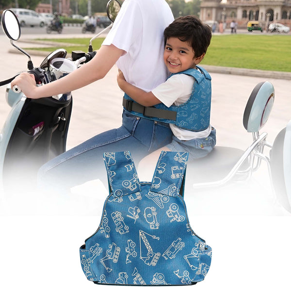 Baby Safety Travel Belt, Two Wheeler Baby Carrier for Kids (car)
