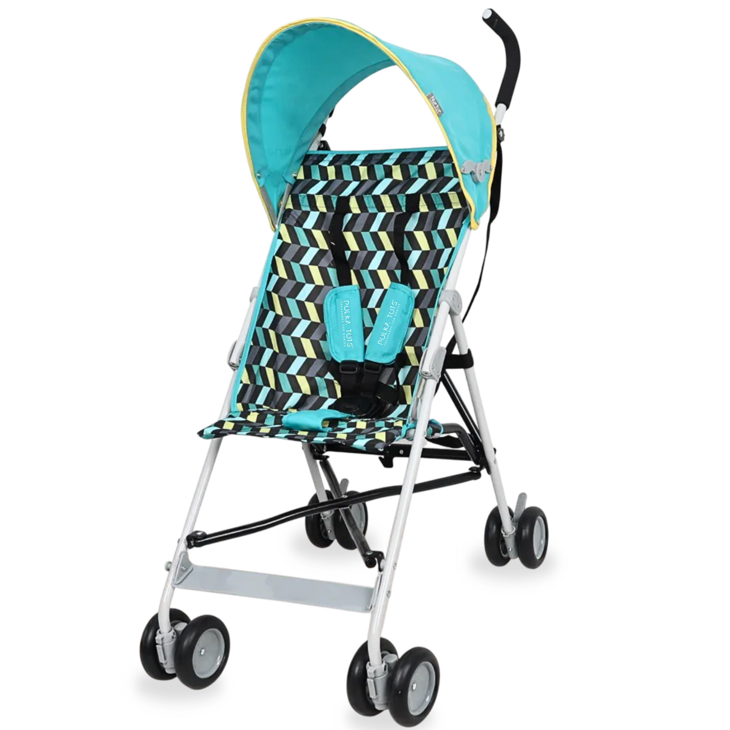 Polka Tots Compact Stroller for Newborn Foldable Pram for Babies