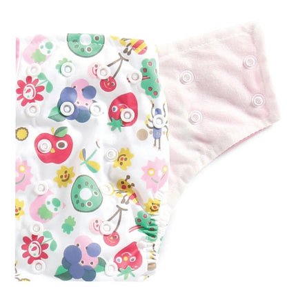 Polka Tots Reusable Cloth Diaper Buy Online Waterproof Adjustable Baby Diaper - Pink & White