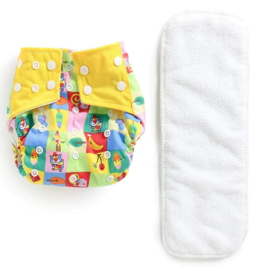Polka Tots Reusable Cloth Diaper Buy Online Waterproof Adjustable Baby Diaper - Yellow