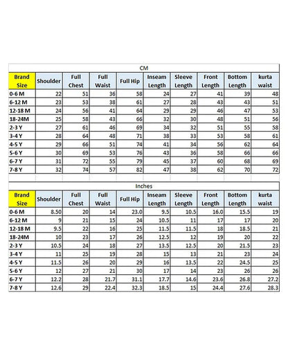 Polka Tots Full Sleeve Boys Geometric Buta Weave Ethnic Kurta Pyjama Set with Wooden Buttons - Green