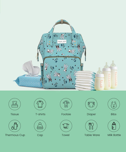 Premium 17+ Pockets Multifunctional Diaper Bag with Changing Mat – Bulldog