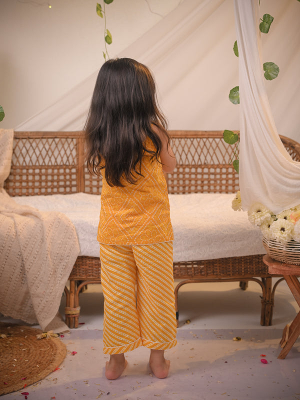 Polka Tots Girls Spaghetti & Bottom Set- Multicolour