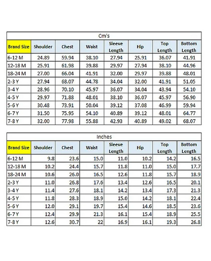 Polka Tots Full sleeve Bear print Co-ord Set - Brown