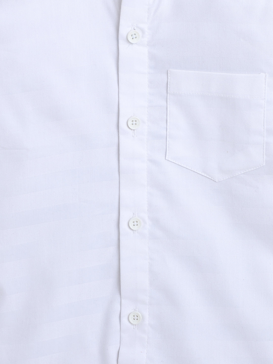 Polka Tots Full Sleeves Cotton Shirt with Bow Tie - White