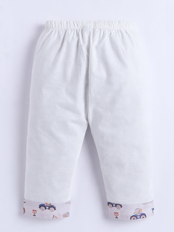 Polka Tots  Little Champions Club print Night wear Kurta Pajama