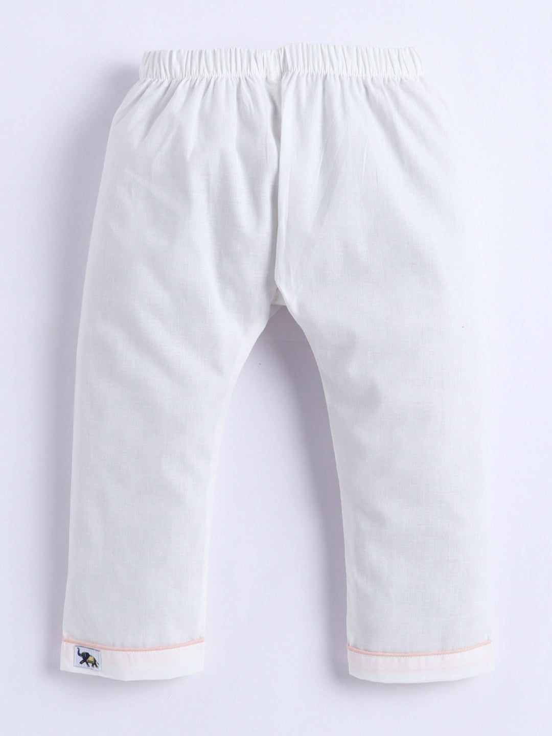 Polka Tots Tiny Teddy Pleated Jhabla & Pant Set – Blush Pink