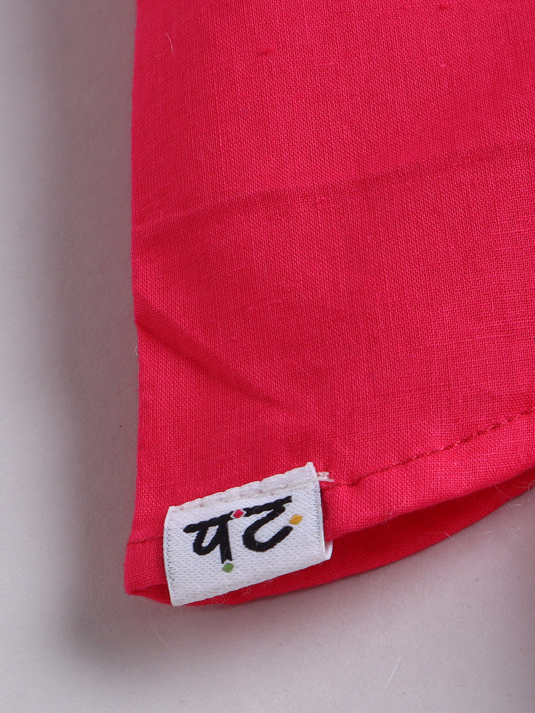 Polka Tots Full Sleeve Nautanki Bandar Print Kurta With Dhoti -Pink