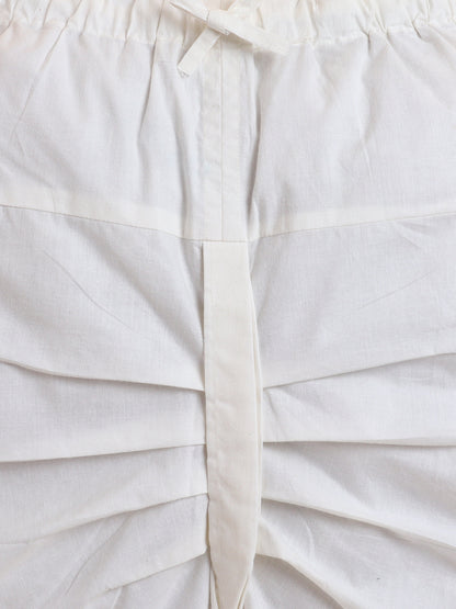 Polka Tots Cotton Full Sleeve Elephant Print Angrakha Top With Dhoti - Multicolor