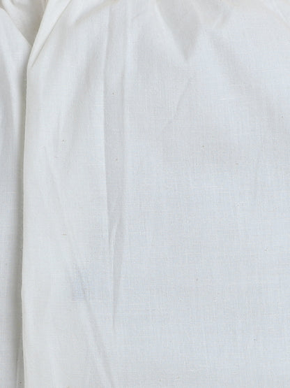 Polka Tots Cotton Full Sleeve Floral Printed Ethnic Kurta Pyjama Set - Green