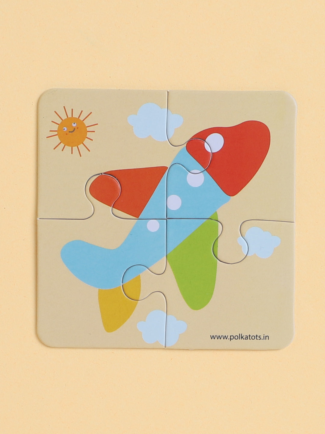 Polka Tots Cotton Full Sleeve Geometric Print Ethnic Kurta Pyjama Set - Grey