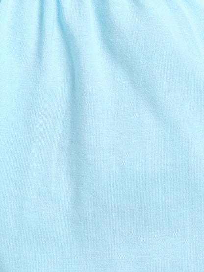 Polka Tots Baby Onesie Newborn Outfit Set – Soft Cotton Lookin Good Print Half Sleeves Onesie with Leggings (Black & Blue)