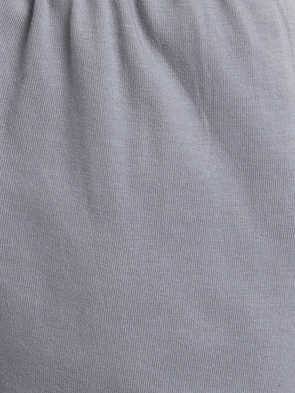 Polka Tots Baby Onesie Newborn Outfit Set – Soft Cotton Koala Need Hug Print Half Sleeves Onesie with Leggings (Pink & Grey)