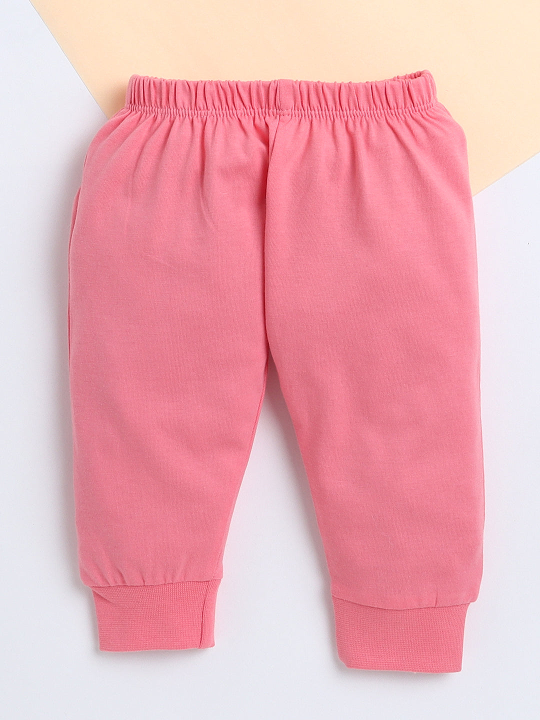 Polka Tots Baby Onesie Newborn Outfit Set – Soft Cotton Daddy's Little Girl Print Ruffle Half Sleeves Onesie with Leggings (White & Pink)