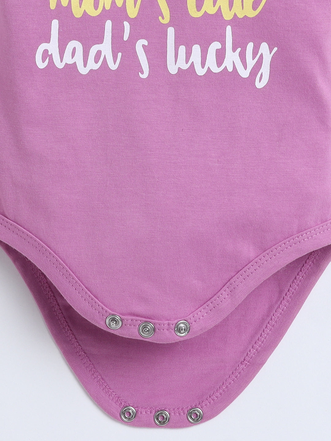 Polka Tots Pack of 3 Soft Cotton Full Sleeves Baby Onesies - Heart Applique, Colorblock Pocket & Cute Quote Prints (Multicolor)