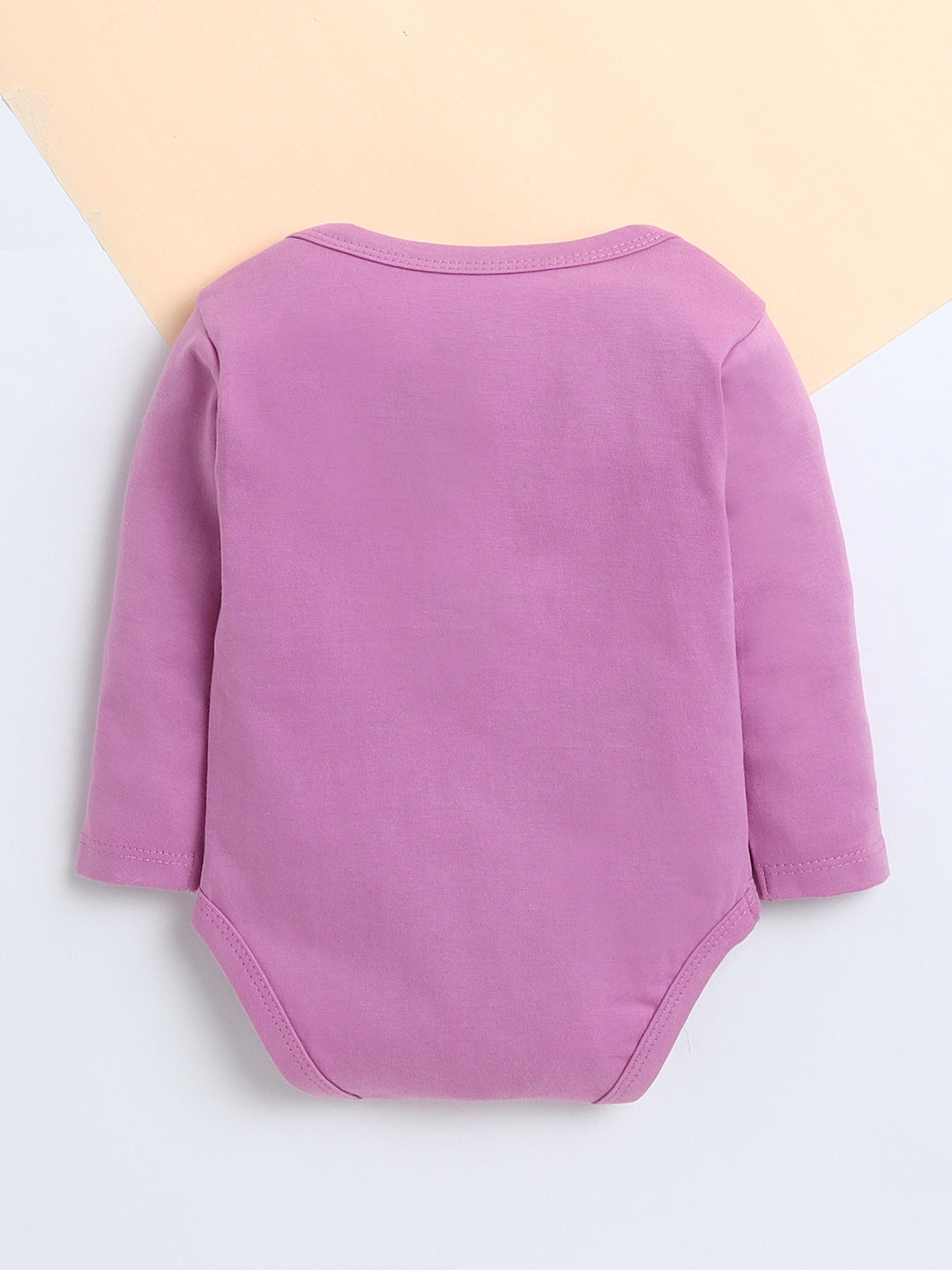 Polka Tots Pack of 3 Soft Cotton Full Sleeves Baby Onesies - Heart Applique, Colorblock Pocket & Cute Quote Prints (Multicolor)