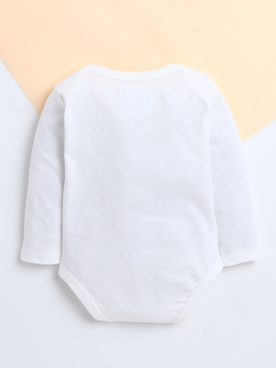 Polka Tots Pack of 3 Soft Cotton Full Sleeves Baby Onesies - Heart Applique, Colorblock Pocket & Cute Quote Prints (Multicolor)