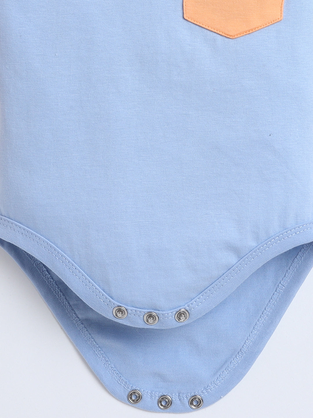 Polka Tots Pack of 3 Soft Cotton Full Sleeves Baby Onesies - Heart Applique, Colorblock Pocket & Cute Quote Prints (Multicolor)