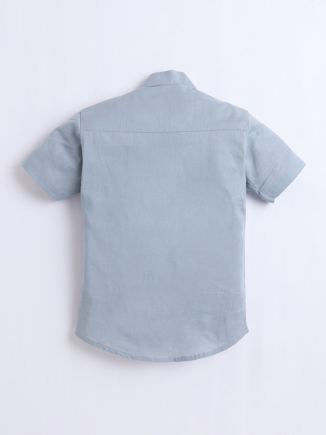 Polka Tots Half Sleeve Kurta - BLUE