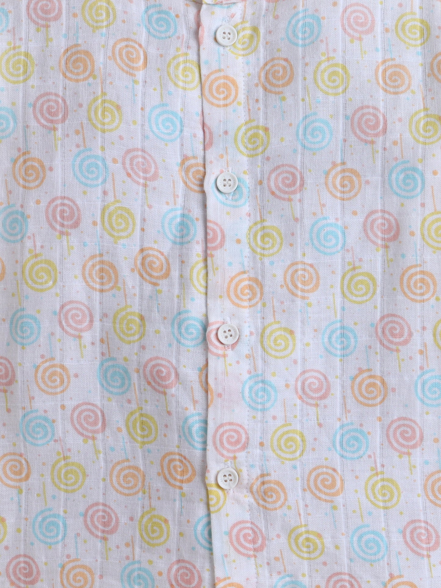 Polka Tots Muslin Cotton Sleeping Koala Print Jhabla & Pant Set