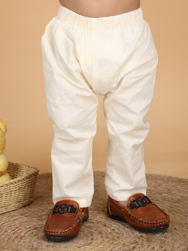 Polka Tots Sleeveless Swan print Jhabla and Pant Set - Pink