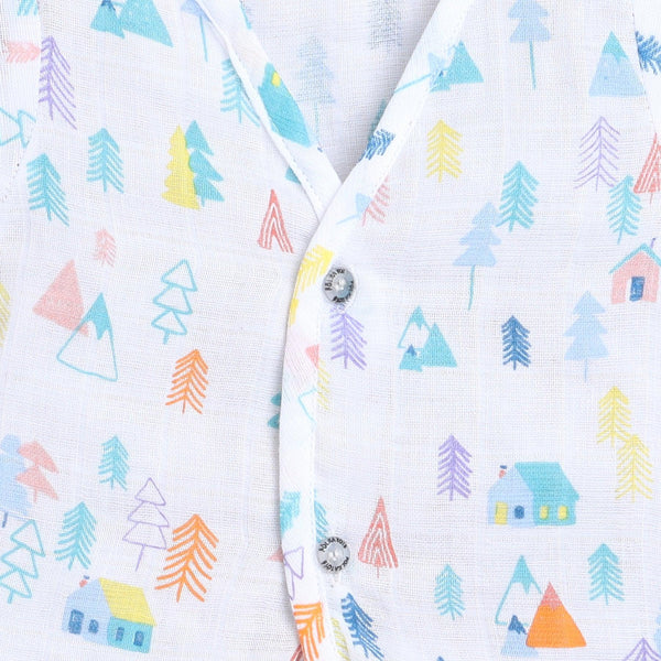 Polka Tots Soft Cotton Pack of 3 Full Sleeves Baby Jhablas