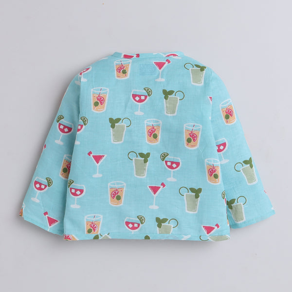 Polka Tots Soft Cotton Pack of 3 Full Sleeves Baby Jhablas