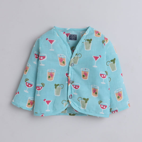 Polka Tots Soft Cotton Pack of 3 Full Sleeves Baby Jhablas
