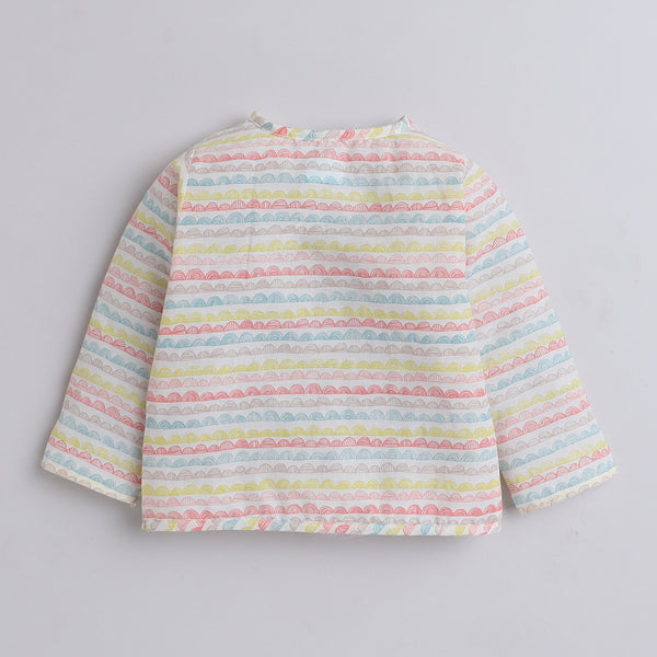 Polka Tots Soft Cotton Pack of 3 Full Sleeves Baby Jhablas