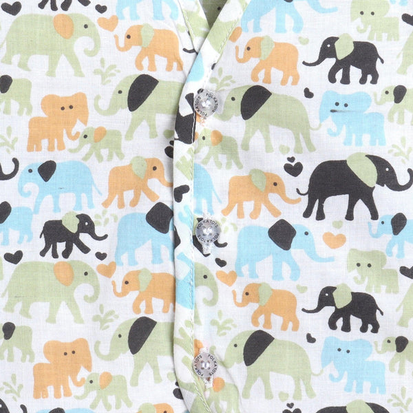 Polka Tots Soft Cotton Pack of 3 Half Sleeves Baby Jhablas
