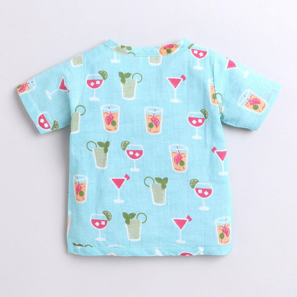 Polka Tots Soft Cotton Pack of 3 Half Sleeve Baby Jhablas